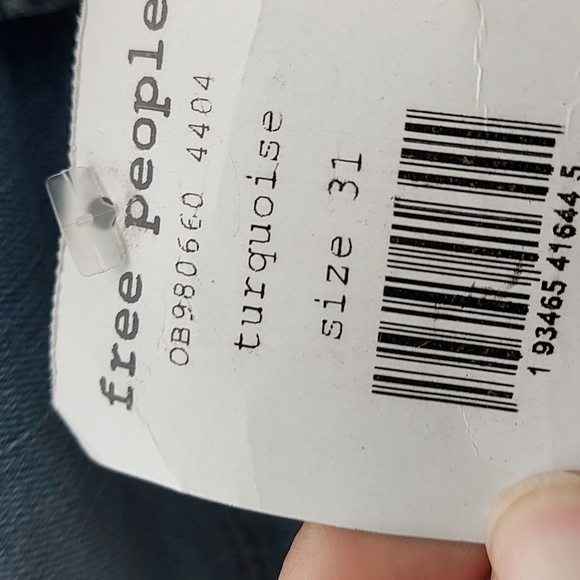 Free People We The Free Great Heights Frayed Skinny Jeans size 31 - Picture 4 of 12